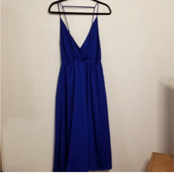 Blue Aritzia Midi Dress - Picture 3 of 4